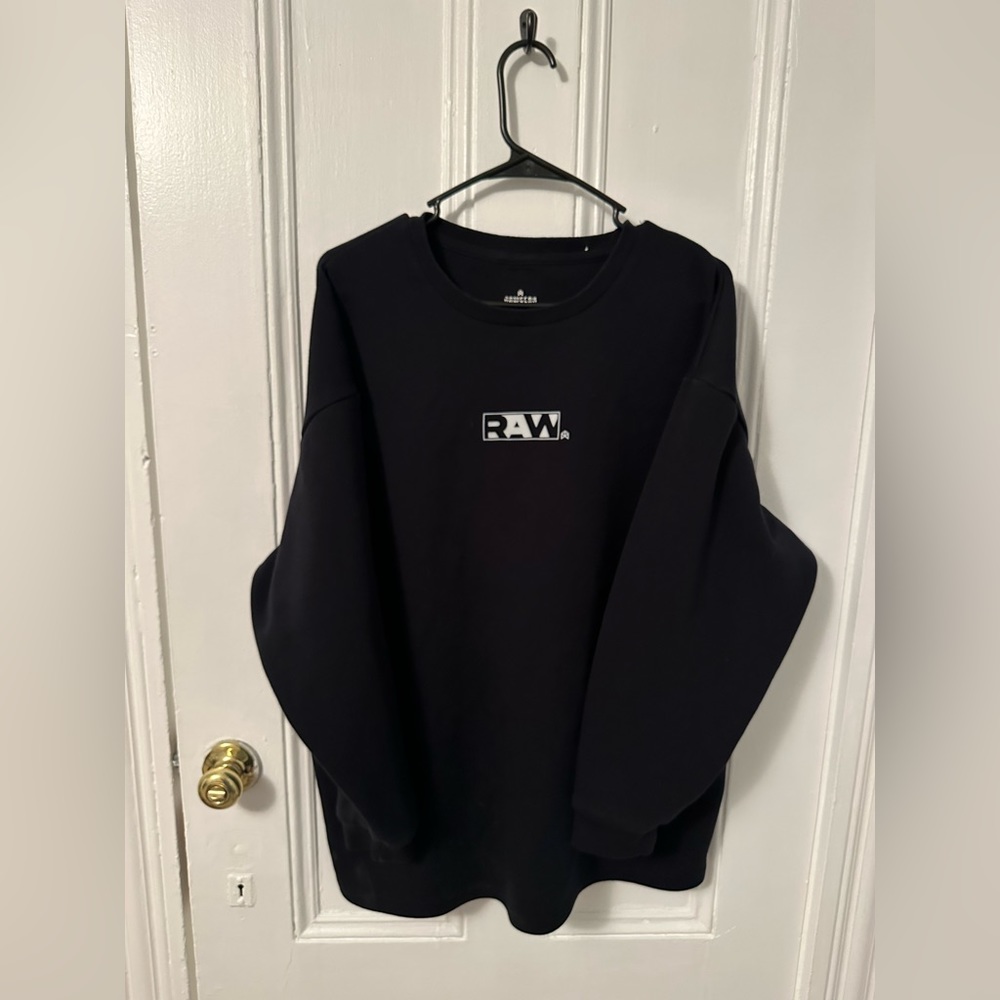 Rawgear Large Men's Premium Heavy Weight Long Sleeve Crewneck Sweatshirt